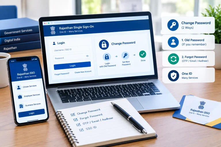 SSO ID Password चेंज कैसे करें राजस्थान SSO पासवर्ड बदलने का आसान तरीका