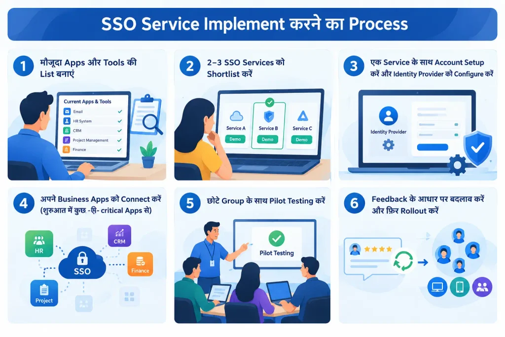 SSO Service Implement करने का Process